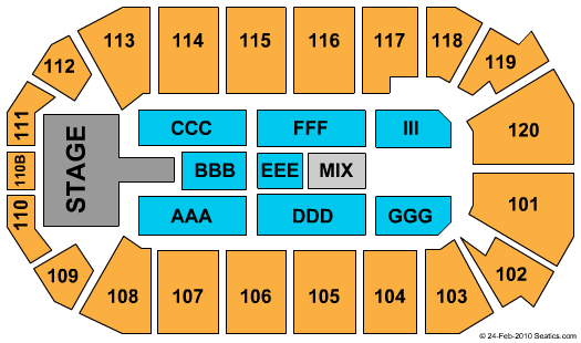 1stBank Center Daughtry Seating Chart